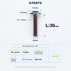 SPARTS A3 Series M6 Titanium Button Head Bolt D15 Grade TC4 | Motorcycle & E-Bike Upgrade Screw