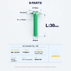 SPARTS A3 Series M6 Titanium Button Head Bolt D15 Grade TC4 | Motorcycle & E-Bike Upgrade Screw