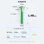 SPARTS A3 Series M6 Titanium Button Head Bolt D15 Grade TC4 | Motorcycle & E-Bike Upgrade Screw