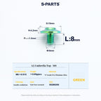 SPARTS A3 Series M6 Titanium Button Head Bolt D15 Grade TC4 | Motorcycle & E-Bike Upgrade Screw