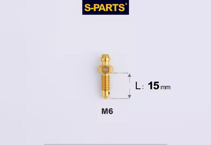 SPARTS Titanium Brake Bleeder Screws M6 / M8 / M10 – For Frando & Brembo Motorcycle Calipers