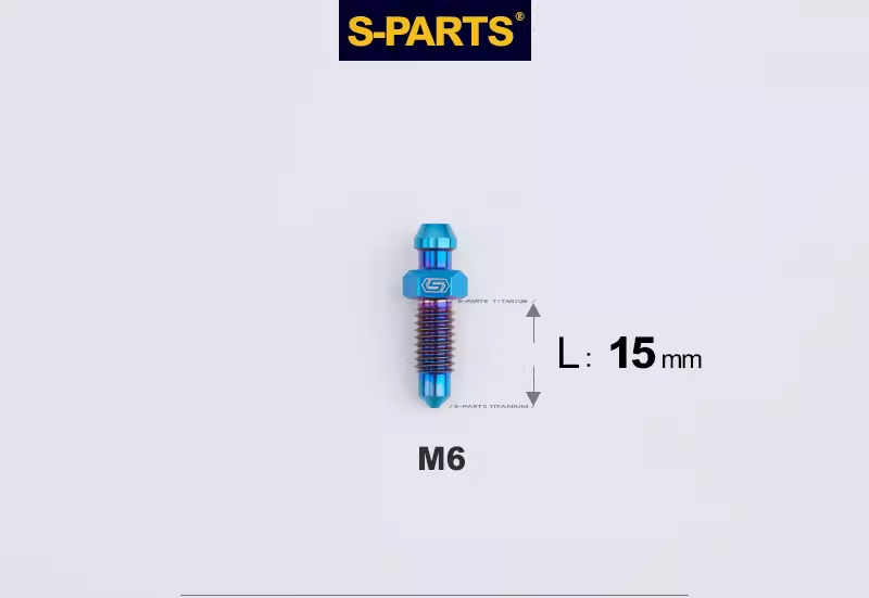 SPARTS Titanium Brake Bleeder Screws M6 / M8 / M10 – For Frando & Brembo Motorcycle Calipers