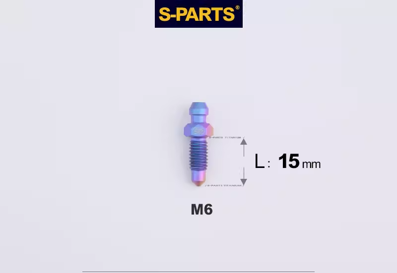 SPARTS Titanium Brake Bleeder Screws M6 / M8 / M10 – For Frando & Brembo Motorcycle Calipers