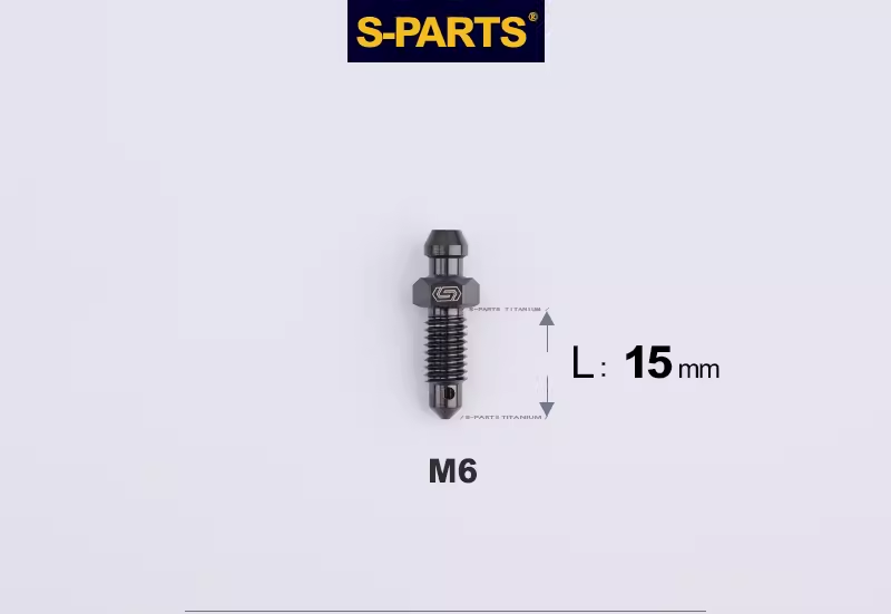 SPARTS Titanium Brake Bleeder Screws M6 / M8 / M10 – For Frando & Brembo Motorcycle Calipers