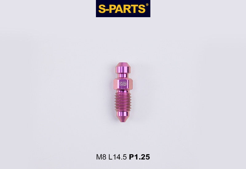 SPARTS Titanium Brake Bleeder Screws M6 / M8 / M10 – For Frando & Brembo Motorcycle Calipers