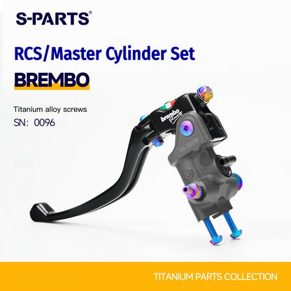 SPARTS Titanium Fastener Kit for Brembo RCS Radial Brake Master Cylinder