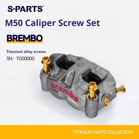 SPARTS  Titanium Caliper Bolts for BREMBO M50