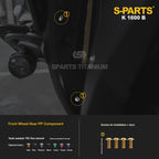 Titanium Alloy Bolts Compatible with BMW K1600B Motorcycle Upgrade Fasteners