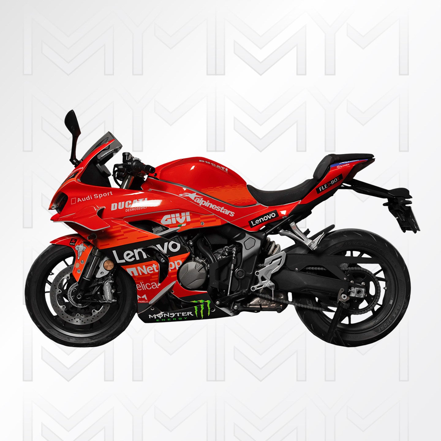 QJMOTOR 600RS 800 Motorcycle Creative Graphics Decal Kit