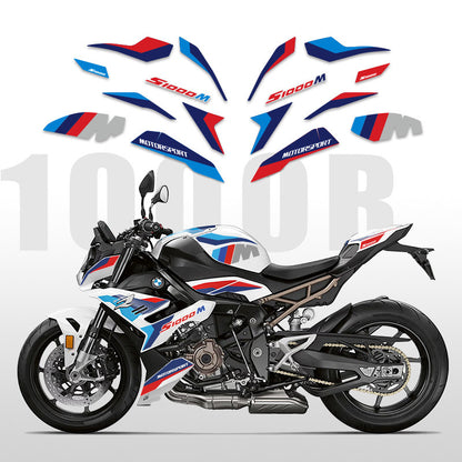 BMW S1000R Body Sticker Decal Kit Custom Graphics Waterproof Motorcycle Livery Styling Set