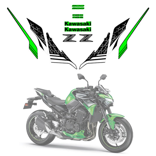 Kawasaki Ninja Z900 Motorcycle Full Body Graphics Kit | Fairing Decal Sticker Vinyl Wrap