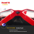 S-PARTS  Compatible with / Suitable for Ducati DUCATI V2 Full Titanium Bolt Kit