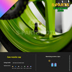 SPARTS TC4 Titanium Bolt Kit for Kawasaki Z900 2021 | Motorcycle Titanium Bolt Upgrade