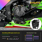SPARTS TC4 Titanium Bolt Kit for Kawasaki ZX-4RR | Motorcycle Titanium Bolt Upgrade