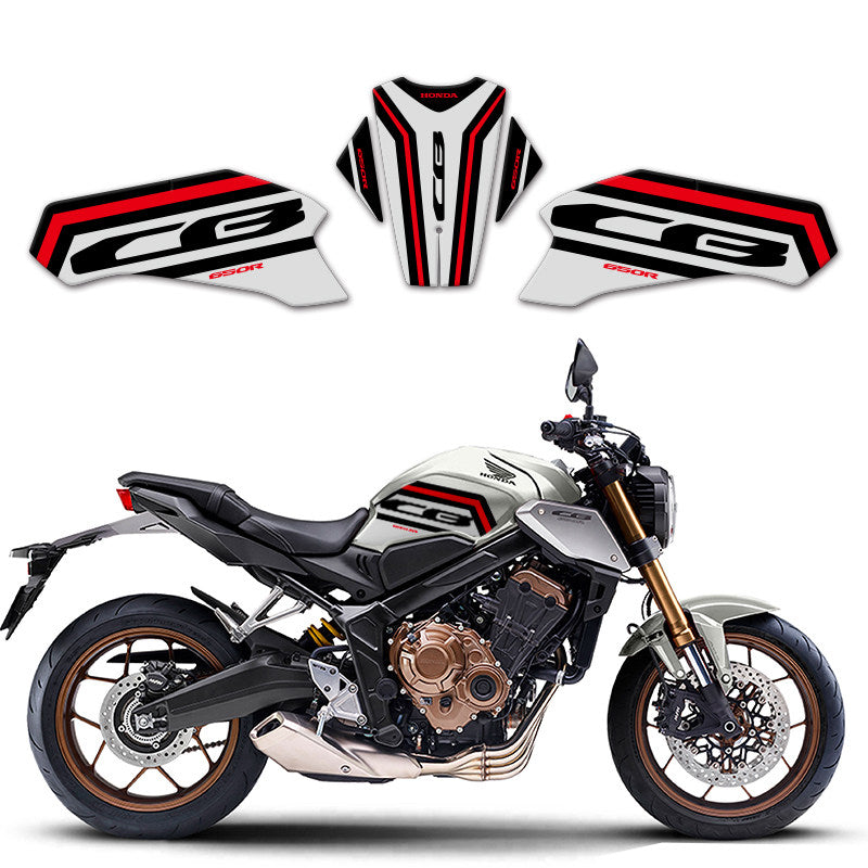 Honda CB650R / CBR650R Fuel Tank Protector – Fishbone Style