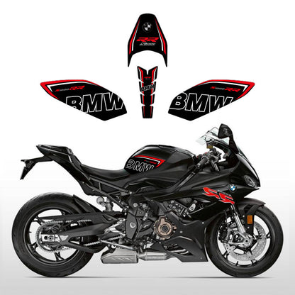 BMW S1000RR Fuel Tank Fishbone Grip Pad Sticker Thick Anti-Slip Tank Decal Kit Colorful Motorcycle Styling Graphics