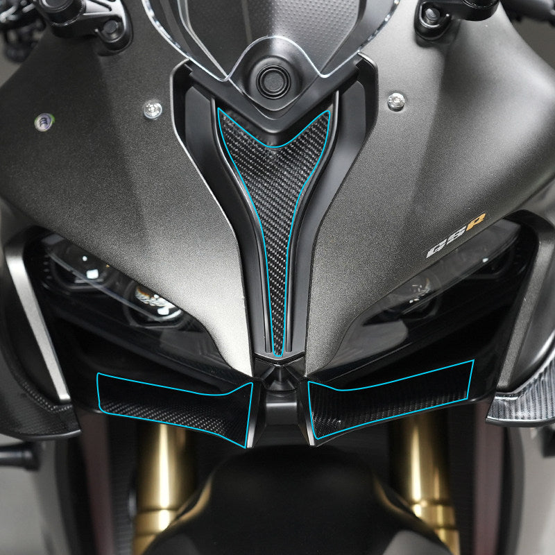 SPARTS Carbon Fiber Protective Stickers for QJMotor SRK 800 – Motorcycle Body Protection Decals