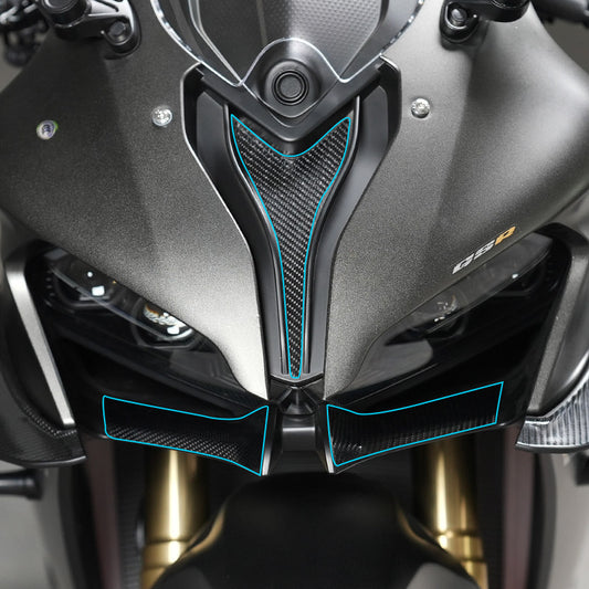 SPARTS Carbon Fiber Protective Stickers for QJMotor SRK 800 – Motorcycle Body Protection Decals