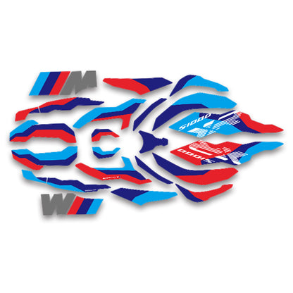 BMW S1000XR Full Body Sticker Decal Kit Custom Graphics Wrap Waterproof Motorcycle Livery Set