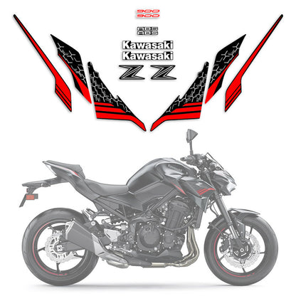 Kawasaki Ninja Z900 Motorcycle Full Body Graphics Kit | Fairing Decal Sticker Vinyl Wrap