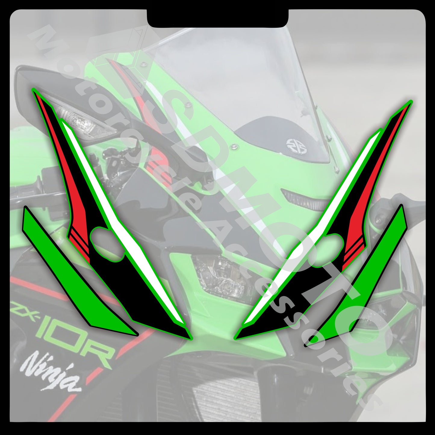 Kawasaki ZX-10R 2021 KRT Full Body Decal Kit Waterproof Sunproof Motorcycle Graphics
