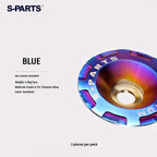 S-PARTS Titanium Visor Mechanism Cover & Screws Kit for SHOEI GLAMSTER Helmet