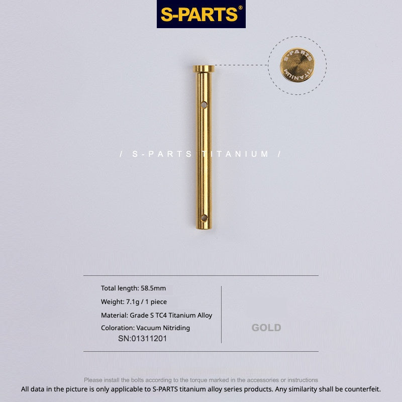 S-PARTS TC4 Titanium Rear Master Caliper Pin for BREMBO Water Bird Rear Caliper