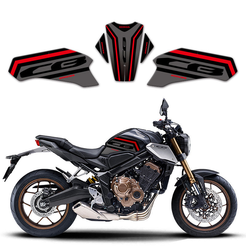 Honda CB650R / CBR650R Fuel Tank Protector – Fishbone Style