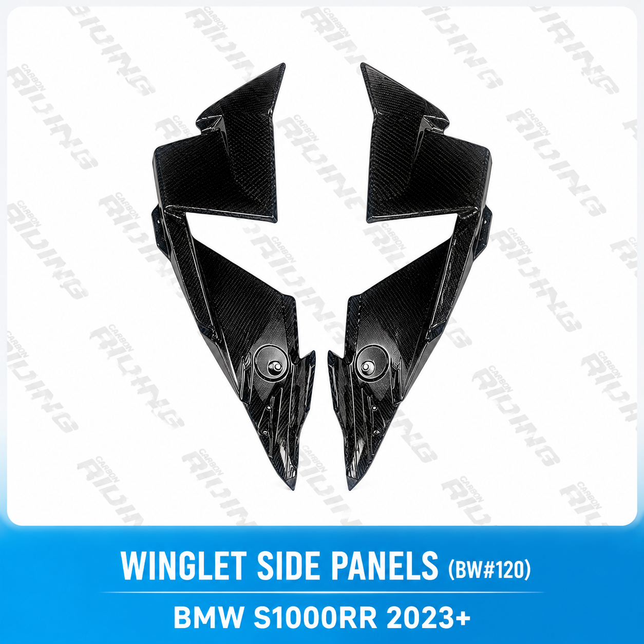 BMW S1000RR 2023-2024 Carbon Fiber Fairing Kit 3K Carbon Fiber Bodywork Panels Custom Racing Graphics