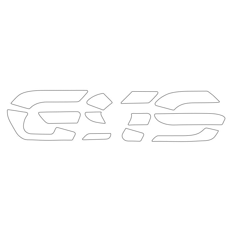 BMW R1250GS / R1200GS ADV Fuel Tank “GS” Letter Sticker Waterproof Graphic Decal