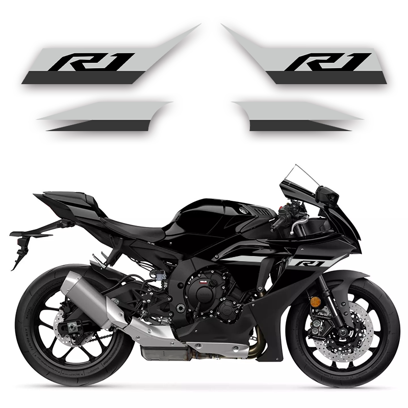 Yamaha YZF-R1 Motorcycle Side Fairing Stripe Graphics Decals Reflective Waterproof Stickers