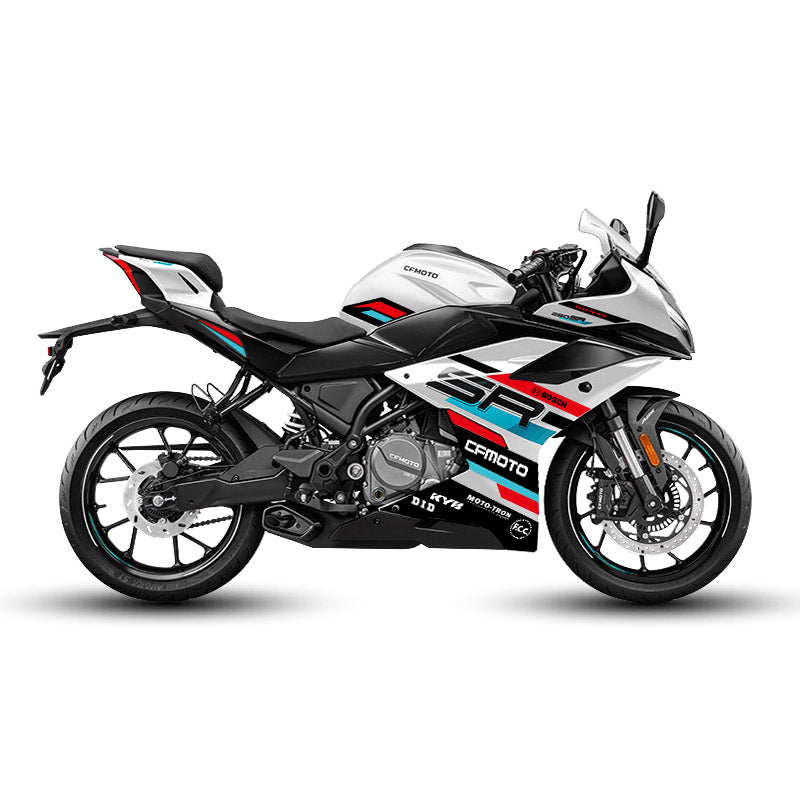 S-PARTS 2023 CFMoto 250SR Track Edition Motorcycle Decal Kit