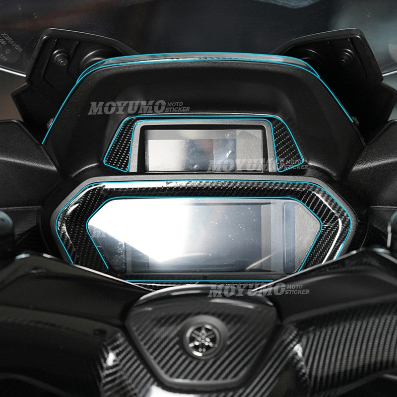 Yamaha XMAX 300 2023–2024 Thickened High-Gloss Carbon Fiber Body Protection Stickers