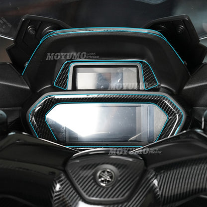 Yamaha XMAX 300 2023–2024 Thickened High-Gloss Carbon Fiber Body Protection Stickers