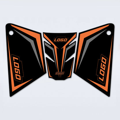 2022 KTM RC 390 Anti-Slip Tank Grips – Waterproof Scratch-Resistant Body Protection Pads
