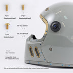 SPARTS Titanium Helmet Screw Set for QWART – CNC Machined Motorcycle Hardware