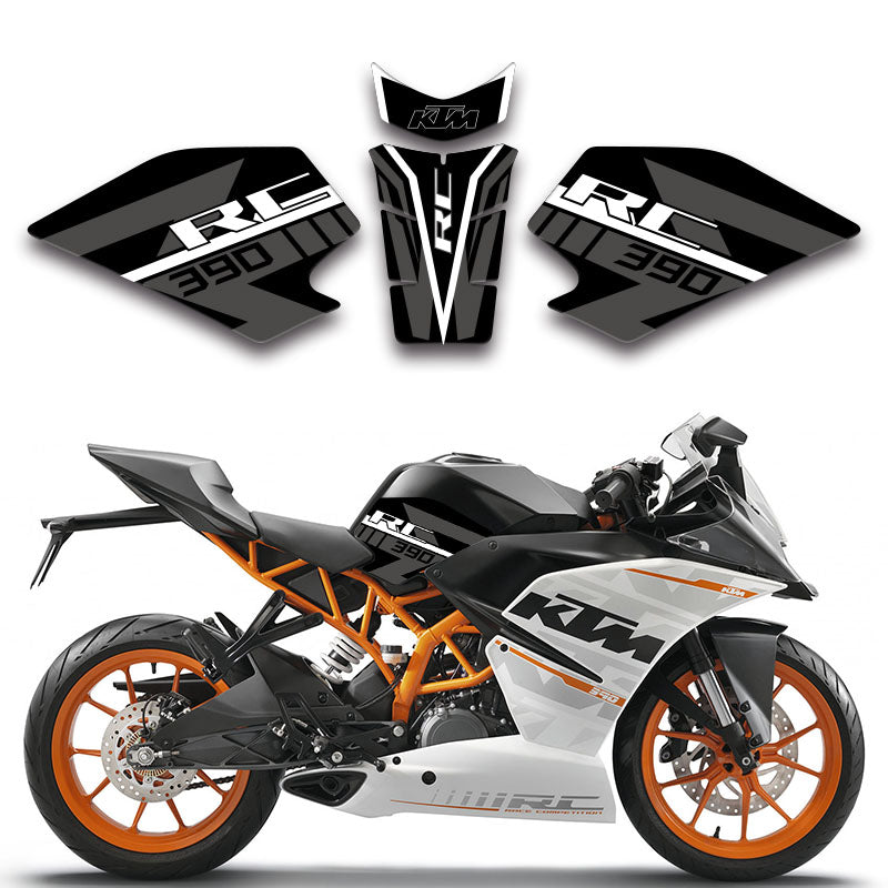 Thickened Fuel Tank Pad Fishbone Protector Decal Sticker Kit for KTM RC390