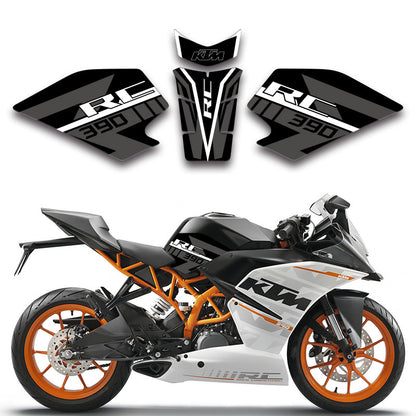 Thickened Fuel Tank Pad Fishbone Protector Decal Sticker Kit for KTM RC390