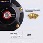 SPARTS Titanium Rizoma Fuel Tank Cap Bolt Kit for Ducati V4 V4S Streetfighter – Custom Upgrade Kit