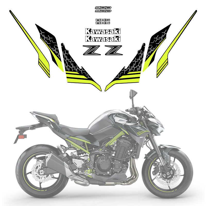 Kawasaki Ninja Z900 Motorcycle Full Body Graphics Kit | Fairing Decal Sticker Vinyl Wrap