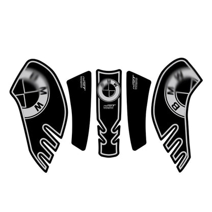 BMW R NineT Fuel Tank Fishbone Tank Pad Anti-Slip Anti-Scratch Protector Decal Kit Motorcycle Styling Accessory