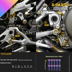 SPARTS Titanium Bolt Kit for Ducati Streetfighter V4S