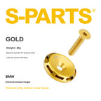 SPARTS Titanium Alloy Exhaust Hanger / Washer Bolt Kit – Universal for BMW Motorcycles