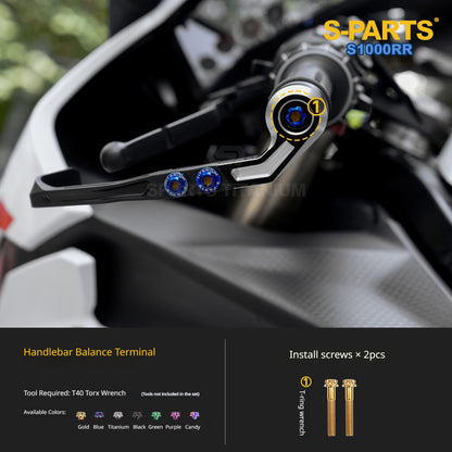SPARTS Titanium Fairing Bolts Kit Windshield Mirror Screws Fasteners for BMW S1000RR Tuning