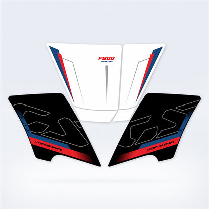 BMW F900GS 2025 Fuel Tank Anti-Slip Sticker Scratch Protection Tank Pad Waterproof Motorcycle Grip Decal Adventure Bike Accessories