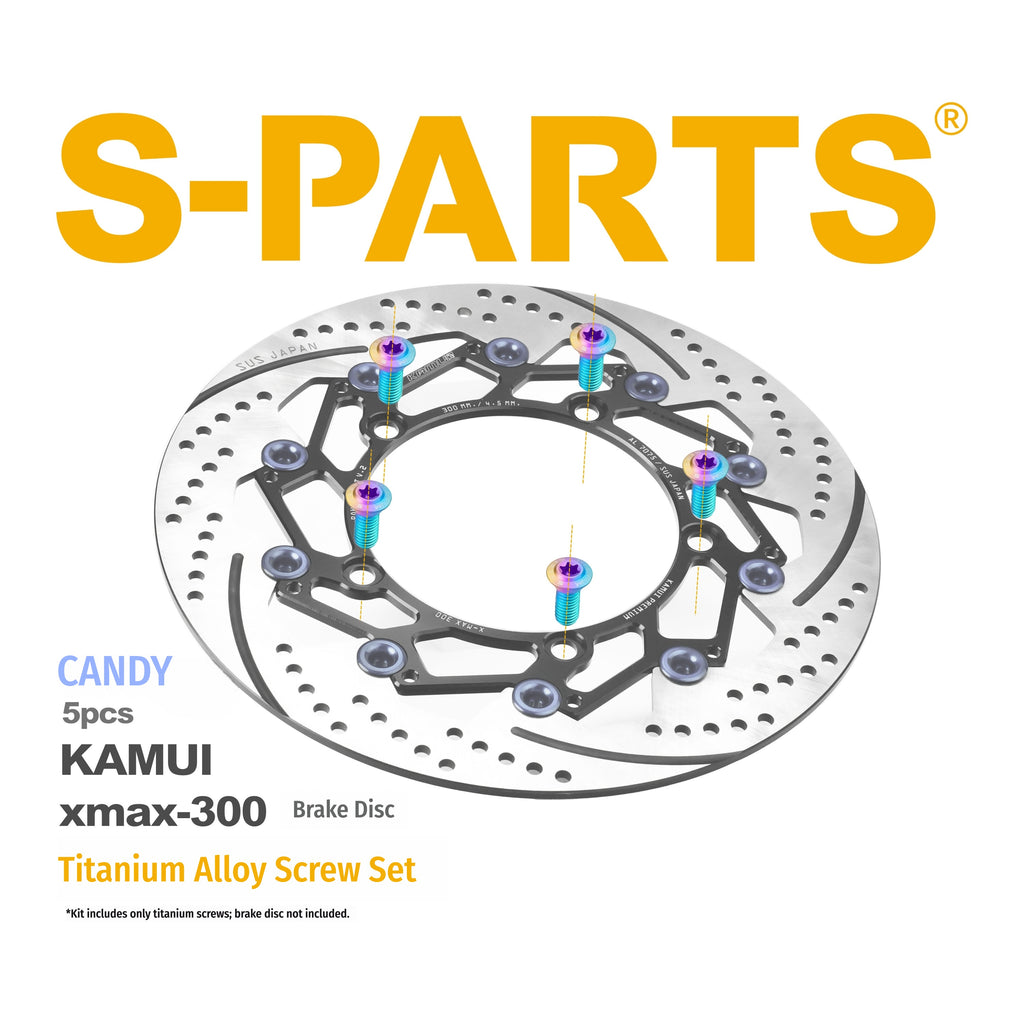 SPARTS Titanium Bolt Kit for 2021 Yamaha XMAX 300 Motorcycle Upgrade