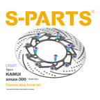 SPARTS Titanium Bolt Kit for 2021 Yamaha XMAX 300 Motorcycle Upgrade