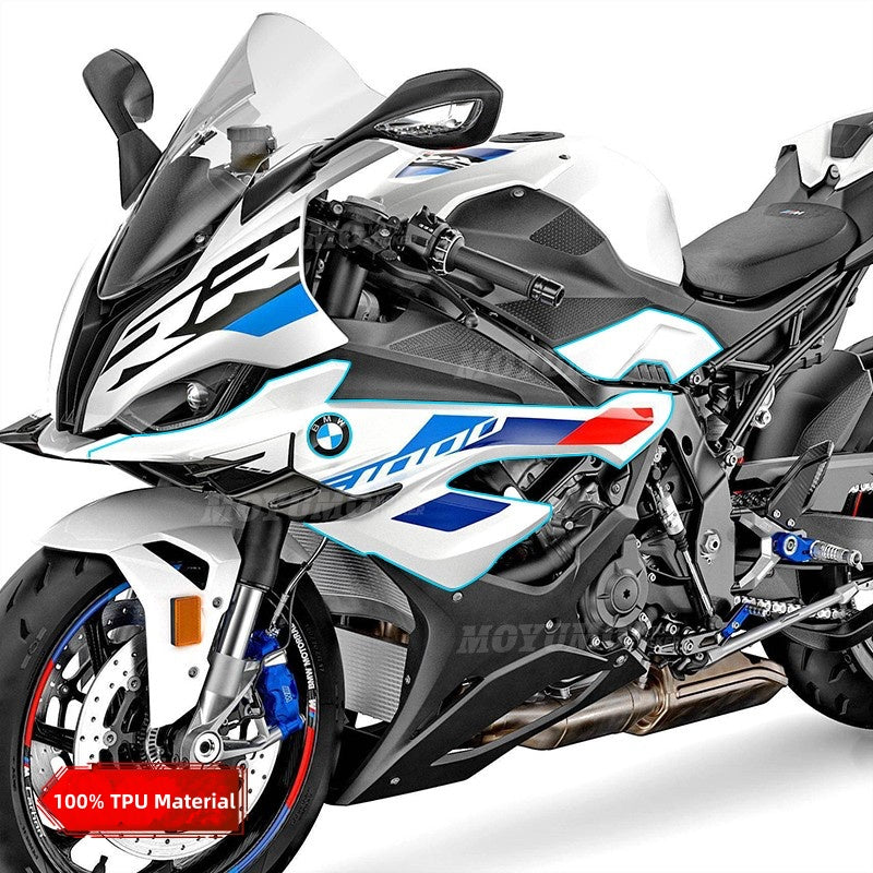 TPU Paint Protection Film for BMW S1000RR Nano Crystal Self-Healing Body & Tank Protection Film Motorcycle Accessories