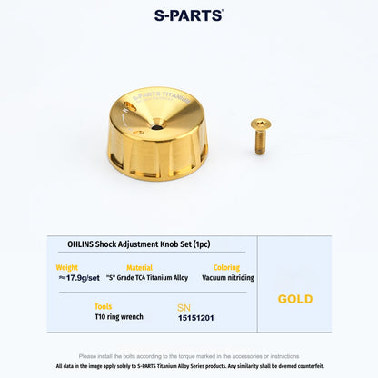SPARTS Ohlins Suspension Adjuster Knob – Basic Version