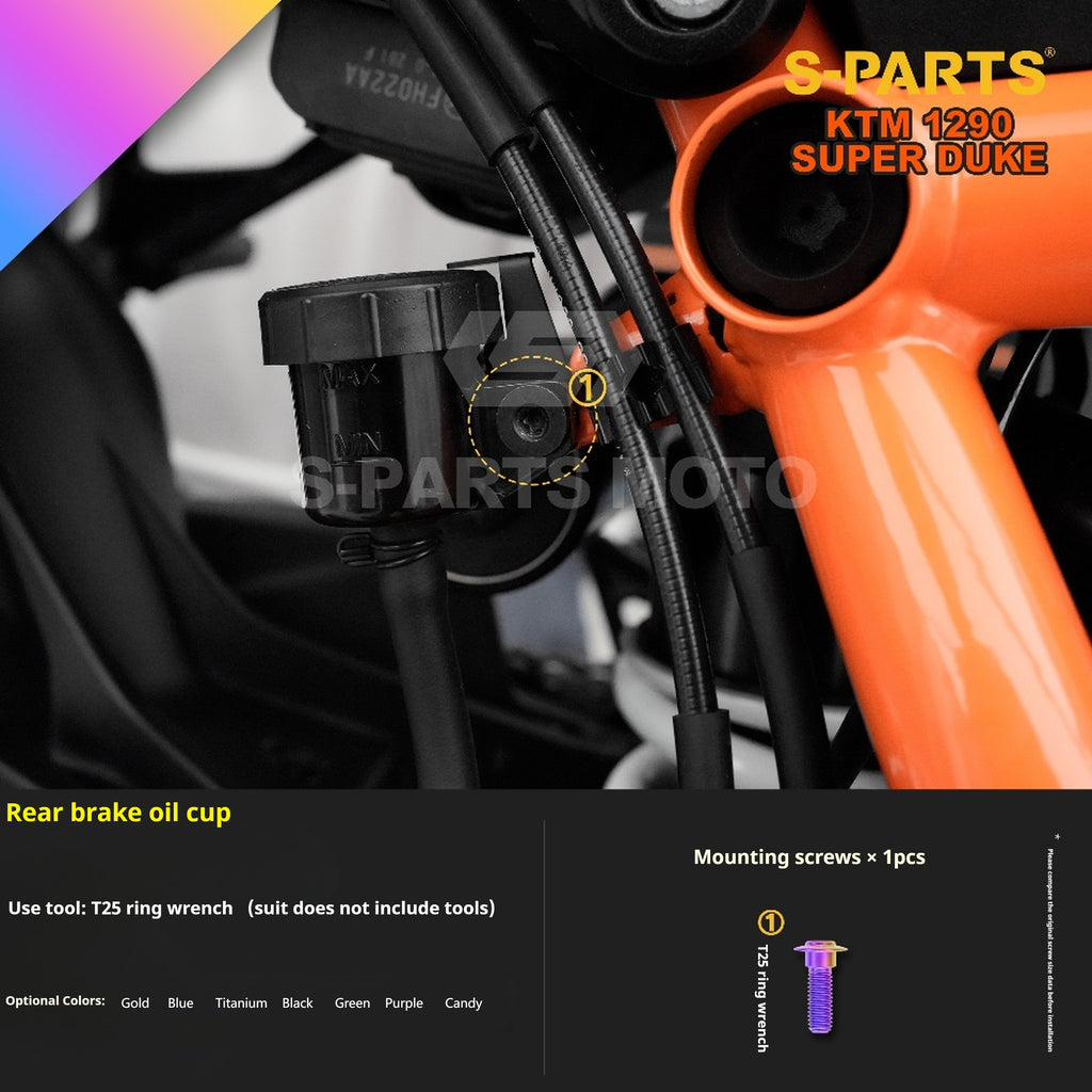 SPARTS KTM Super Duke 1290 · Full TC4 Titanium Bolt Kit｜Motorcycle Upgrade Set